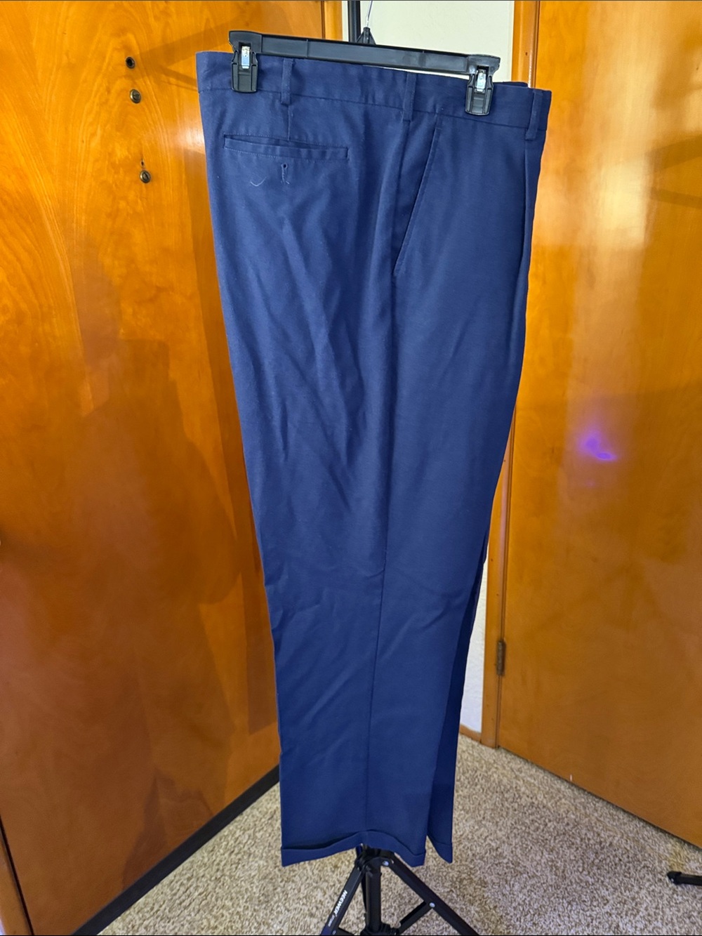 Men's Navy Dress Pants - Classic Tailored Fit